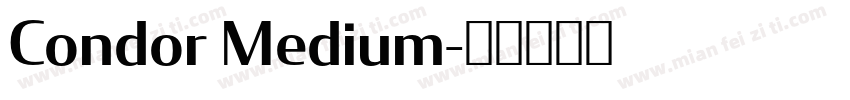 Condor Medium字体转换